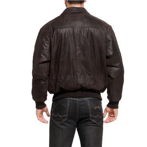 Chaqueta de Motociclista para Hombre, Invierno, 100% Poliéster, Reversible, Impermeable, Gruesa, Estilo Café Racer, Vintage, Color Marrón Desgastado - Product Image 3