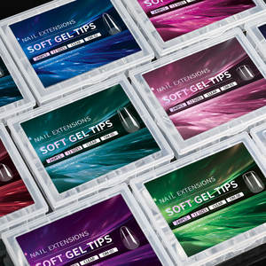 Nouvelles <span class=keywords><strong>Capsules</strong></span> d'<span class=keywords><strong>Ongles</strong></span> Amande Couverture Complète 240 Pièces, Semi-Givrées, Transparentes, en Gel Souple <span class=keywords><strong>pour</strong></span> Extension d'<span class=keywords><strong>Ongles</strong></span>, Personnalisables (Cercueil, Stiletto, Carrées) - Product Image 3