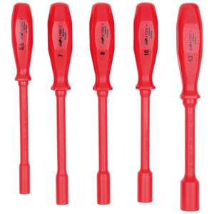 KS TOOLS - 117.1255 Tool <b>set</b> with insulating tools (5 pcs) - EAN 4042146273807 1000V INSULATED WRENCHES INSULATED <b>NUT</b> <b>DRIVERS</b> - Product Image 5