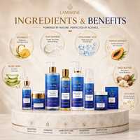 Produit de soin de la peau pour le visage à la vitamine C vegan biologique, éclaircissant et anti-taches noires, Nila pour femmes