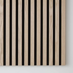 Panneau <span class=keywords><strong>mural</strong></span> <span class=keywords><strong>acoustique</strong></span> en bois pour hôtel, bureau, commerce, absorption du son, <span class=keywords><strong>revêtement</strong></span> <span class=keywords><strong>mural</strong></span> intérieur - Product Image 3