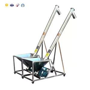 Voedselveilige roestvrijstalen schroefconveyermachine met diesel/elektrische motor & tandwiel voor fabrieksgebruik - lange levensduur - Product Image 1