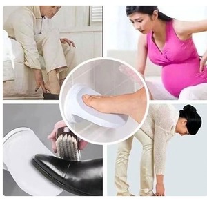 Reposapiés de ducha ajustable con ventosa, Pedal de baño antideslizante para afeitarse las piernas, lavarse los pies, estabilidad de agarre seguro - Product Image 4