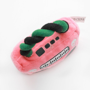 Wholesale Luxury Durable Interactive Squeaky Pet Chew Toys Hot Dog Radio Cell Phone <b>Plush</b> Dog Toys - Product Image 5