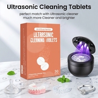 Comprimés nettoyants effervescents à ultrasons personnalisés avec logo pour machine de nettoyage à ultrasons domestique