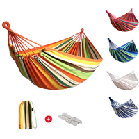 Hamac de camping et de jardin portable Zoshine, double, en coton, moderne, durable, de haute qualité, pour enfants et adultes, unisexe