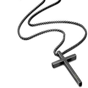 ジュエリーメーカーパーソナライズされたカスタム刻印ペンダントネックレス、メンズクロスリジオンネックレス - Product Image 6