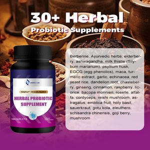 Tăng cường sức sống viên Probiotic Fusion thích ứng với các loại thảo mộc ban đầu như nhân sâm để hỗ trợ chuyển hóa năng lượng - Product Image 5