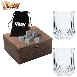 2 whisky gafas 1 bolsa de terciopelo <span class=keywords><strong>y</strong></span> 1 caja de madera como regalo de negocios para hombres o whisky amantes - Product Image 3