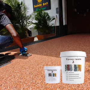 Chất lượng cao 3:1 nhựa Epoxy AB chất làm cứng trong suốt xây dựng bề mặt đá nhựa ràng buộc sỏi lát đường lái xe dính - Product Image 1