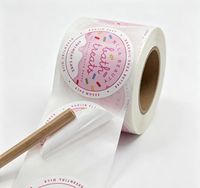 Impression d'autocollants ronds personnalisés autocollants, étiquettes décoratives circulaires colorées pour emballages cadeaux et cosmétiques