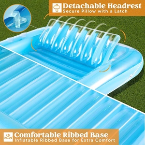 Cama Flotante Inflable de PVC de Lujo Personalizada de 0.3mm para Mujeres, Uso en Playa y Piscina, con Color y Tamaño Personalizados, en Oferta - Product Image 3