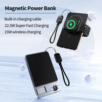 Chargeur de téléphone portable magnétique 2026, batterie 10000 mAh, Power Bank sécurisé pour Apple Watch, AirPods, iPhone, Mac