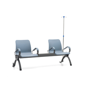 Silla de Terapia Reclinable Ajustable para Pacientes Hospitalarios con Soporte para Suero Intravenoso, Base con Ruedas Plegable de Lujo, Manual y Médica - Product Image 2