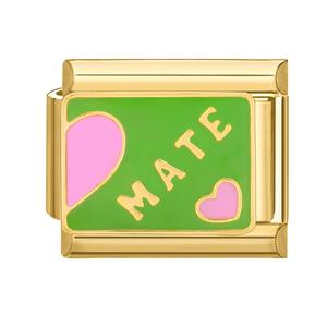 Accesorios de dijes italianos DIY chapado en oro de lujo creativo personalizado pulsera italiana encantos - Product Image 6