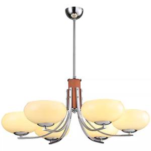 Lustre LED de style scandinave vintage français, taille moyenne, hauteur réglable, installation facile, lumière chaude, salon, chambre à coucher - Product Image 1