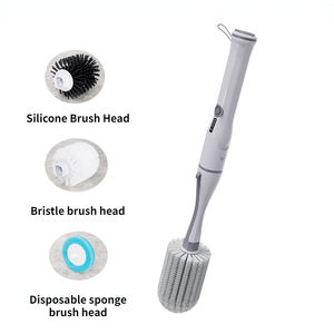 Toilet <strong>Brush</strong> Long Handle Smart Toilet <strong>Cleaning</strong> <strong>Brush</strong> <strong>Electric</strong> Toilet <strong>Cleaning</strong> <strong>Brush</strong> for Bathroom - Product Image 6