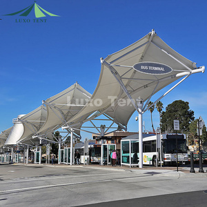 Chuyên dù để che nắng cảnh quan tán thiết kế kết cấu thép pvdf/PTFE độ bền kéo màng bóng buồm cấu trúc cho ngoài trời - Product Image 4