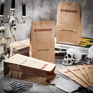 Buste in Carta Kraft Personalizzabili con Adesivi Autosigillanti, Forniture per Scena <span class=keywords><strong>del</strong></span> <span class=keywords><strong>Crimine</strong></span>, Ricevute, Oggetti di Scena, Buste Personalizzate - Product Image 6
