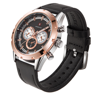 NS Never Stop N952 Nouvelle montre-bracelet étanche Relogio Masculino Classique Business Aiguilles lumineuses Montres-bracelets pour hommes