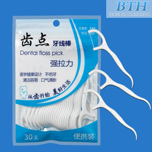 Toothpoint - Palillos Dentales Portátiles, 30 Unidades, Cepillos Interdentales Desechables de Seda, en Caja de Plástico, Venta al por Mayor - Product Image 3