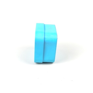Boîte en métal rectangulaire personnalisée, boîte en métal bleu uni pour bonbons, chocolat, thé - Product Image 3