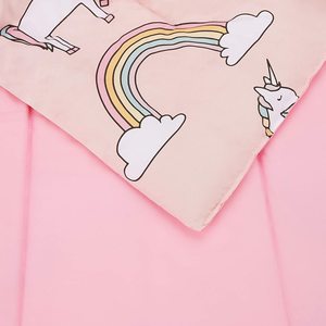 Siêu Bán Chạy Bộ Chăn Ga Gối Hoạt Hình Thiếu Niên Kỳ Lân Sợi Nhỏ Bộ Chăn Ga Gối Thân Thiện Với Môi Trường - Product Image 5