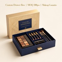 Boîte d'expédition personnalisée écologique et biodégradable pour coffret cadeau de toilettage masculin, emballage rigide en feuille d'argent avec pelliculage mat et doublure en éponge