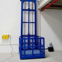 Sturzsicherer Hydraulischer Führungsschienen-Lastenaufzug / Industrieller Frachtlift für Fabrik-Etagentransport