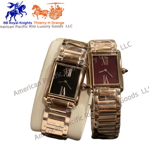 Reloj de Cuarzo de Lujo con Diamantes para Mujer, Reloj de Pulsera de Diseño a la Moda, Resistente al Agua, con Movimiento Mecánico y Esfera con Indicadores - Product Image 1