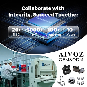 Écouteurs Bluetooth rechargeables 50-120.32DB, qualité sonore HiFi, suppression du bruit, amplificateur vocal, écouteurs sans fil compacts pour Da - Product Image 2