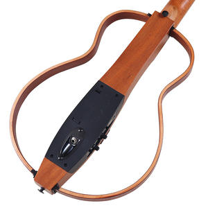 Guitarra popular portátil desmontable <span class=keywords><strong>de</strong></span> 6 cuerdas <span class=keywords><strong>de</strong></span> 39 pulgadas, <span class=keywords><strong>ojo</strong></span> <span class=keywords><strong>de</strong></span> pájaro, <span class=keywords><strong>arce</strong></span> brillante, <span class=keywords><strong>madera</strong></span> maciza, acústica, Color cereza, fabricado en fábrica - Product Image 4