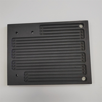 Pelat Elektroda Keramik Silikon Karbida SiC Sintered untuk Panel Elektrolit Sel Bahan Bakar Lembaran Bipolar