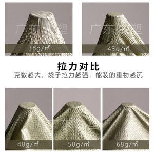 Bolsa Tejida de Plástico Yisu 38-68 Gsm con Capacidad de Carga de 2-100 Kg para Empaque de Materiales de Construcción - Product Image 5