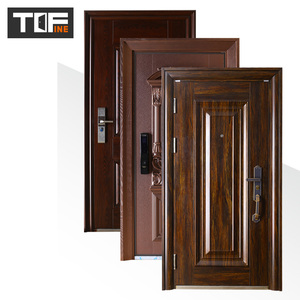 Porte d'entrée en alliage d'aluminium moulé à double ouverture antivol pour l'extérieur pour la cuisine <span class=keywords><strong>Centre</strong></span> <span class=keywords><strong>commercial</strong></span> Supermarché Villa Gates Rural - Product Image 2