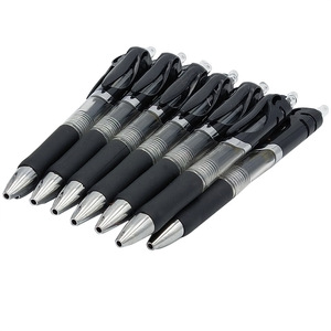 K35 Ballpoint Pen Push Button 0.5 Mm Black <b>Red</b> Blue Office School Supplies Portable Simple Plastic Shell - Product Image 5
