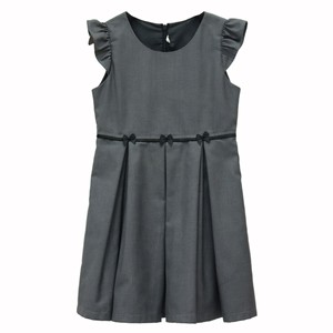 Grey Pinafore Dress - High Quality School Uniform for Girls