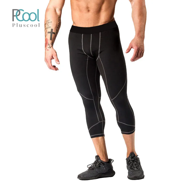 Workout Leggings Baselayer Dri Fit Running Tights Vogyal Mens Compression Pants with Pockets