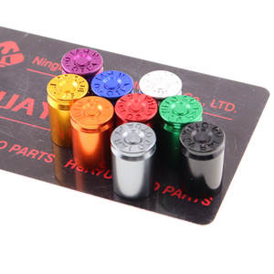 Bunte Metall kugel gehäuse Rad Staubs chutz hüllen Black <span class=keywords><strong>Bullet</strong></span> Tire Valve Stem Cap - Product Image 3