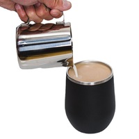 Gobelet à vin isotherme à double paroi en forme d'œuf, tasse en acier inoxydable de 12 oz en forme d'œuf