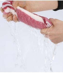 Ensemble de serviettes de bain <span class=keywords><strong>en</strong></span> velours corail Luxe Épaissi Séchage rapide Absorbant pour la maison <span class=keywords><strong>Spa</strong></span> Hôtel Plage Vente <span class=keywords><strong>en</strong></span> gros Logo personnalisé - Product Image 3