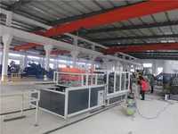Máquina de Láminas de Techo Corrugado de PVC, Línea de Extrusión de Tejas Glaseadas de PVC al por Mayor