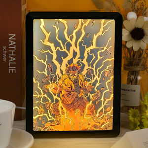 <span class=keywords><strong>Demon</strong></span> <span class=keywords><strong>Slayer</strong></span> Anime Light Box <span class=keywords><strong>Manga</strong></span> Figura DE ACCIÓN Shadow Box Impresión de luz 3D Nightlight Anime Regalo para cumpleaños de niño - Product Image 4