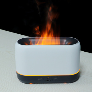 JCSY Flame Aroma Diffuser 200ml 5V USB <b>Humidifier</b> Home Office Use Creative Ultrasonic Mist Maker - Product Image 4