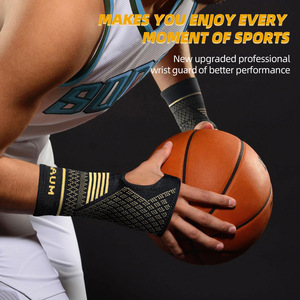 Muñequera de compresión con fibra de cobre, soporte transpirable para la muñeca, para ciclismo al aire libre y baloncesto, para adultos - Product Image 3