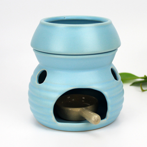 Custom <strong>Wholesale</strong> Ceramic <strong>Lamps</strong> Candle Jar Scent Fragrance Tea Light Holder Christmas Decorative Containers Wax <strong>Oil</strong> burner - Product Image 4