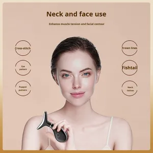 Appareil de beauté anti-âge portatif pour usage domestique, lifting du visage, réduction des rides du cou, microcourant, massage amincissant, raffermissement de la peau - Product Image 5