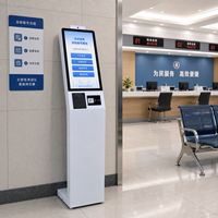 Kiosques de paiement TouchWo blanc/noir 15,6 pouces, kiosque de commande automatique 21,5 pouces, kiosque numérique, kiosque à écran tactile 32 pouces, kiosque numérique