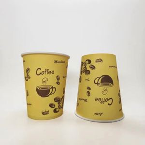 Factory Customize Made Single-Wall <b>One</b>-Time Stamping Size and Color Heat-Resistant Coffee Beverage Paper <b>Cup</b> - Product Image 4