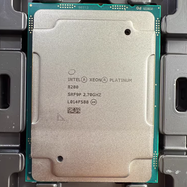 For Xeon Platinum 8280 CPU 28 Cores/56 Threads FM1 Socket 14nm Server Processor